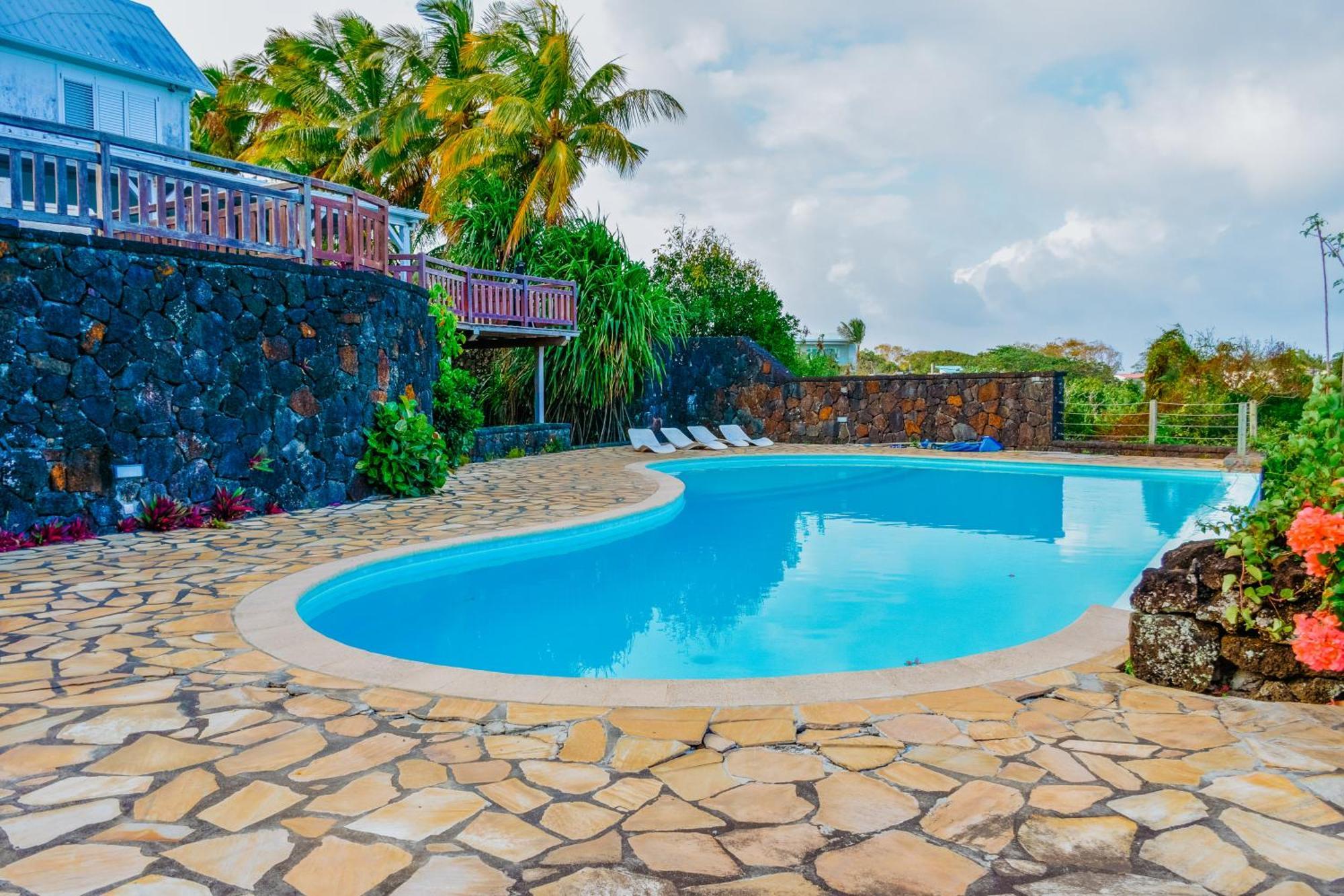 Boutique Villa On The Rocks With Stunning Sea Views, Infinity Pool & Private Sea Trou d'Eau Douce Exteriör bild